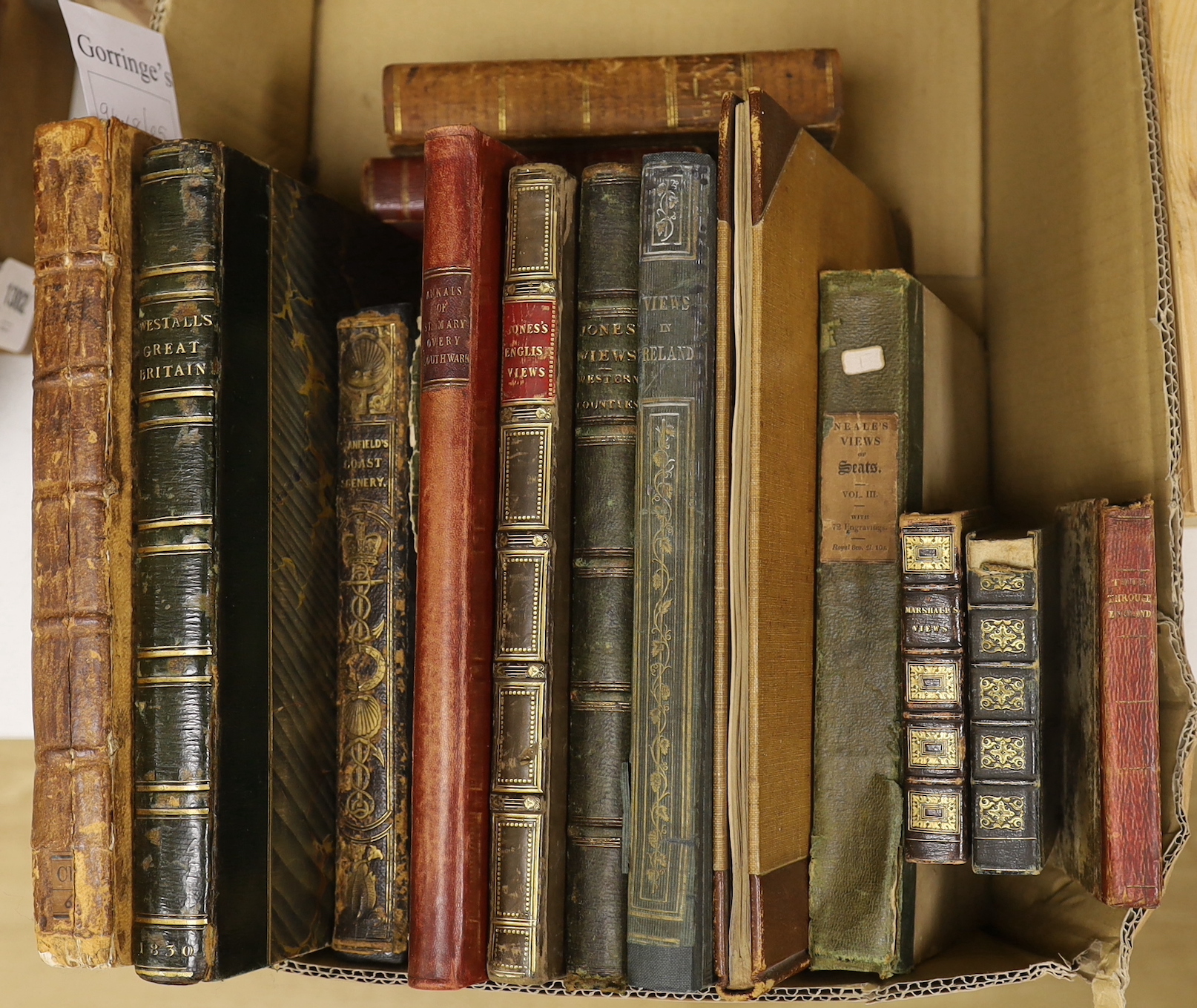 [Brydges, Samuel Egerton and Stebbing Shaw]-Typographical Miscellanies, Containing Ancient Histories, and Modern Descriptions, of Mansions, Churches, Monuments, and Families, vol. 1 [all published], 12 engraved plates, 1